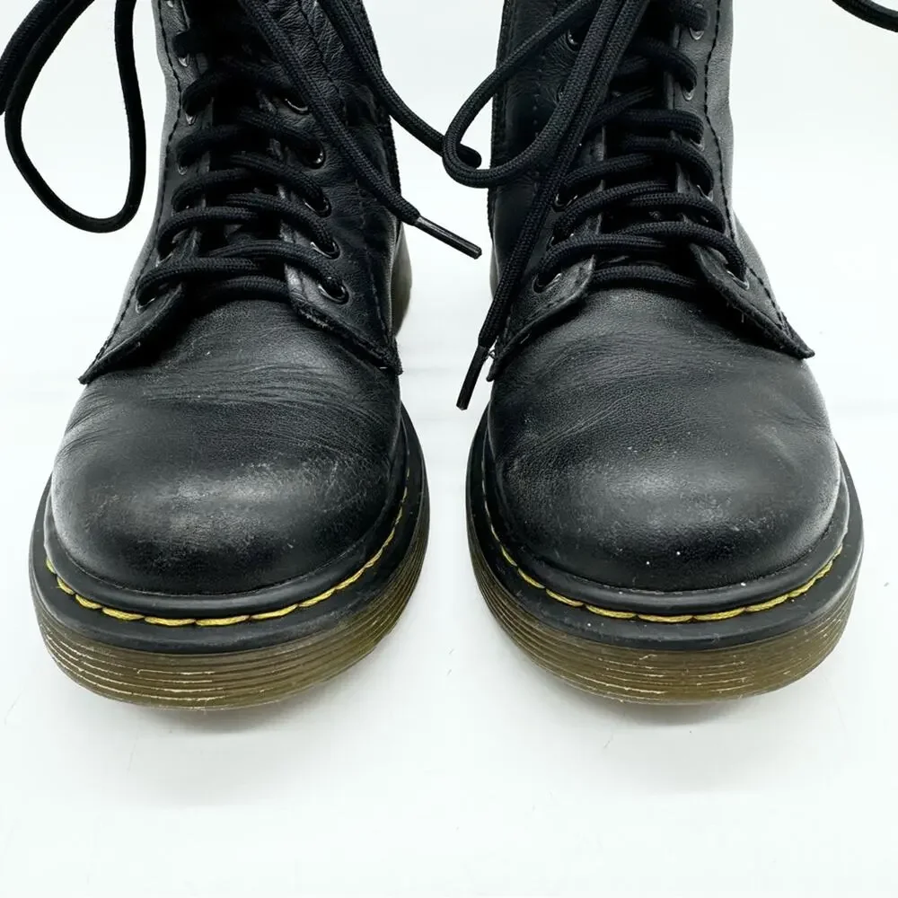 Dr. Martens1460 Kids‎ Smooth Leather Lace Up Boots Black Size 13 Grunge 90s
